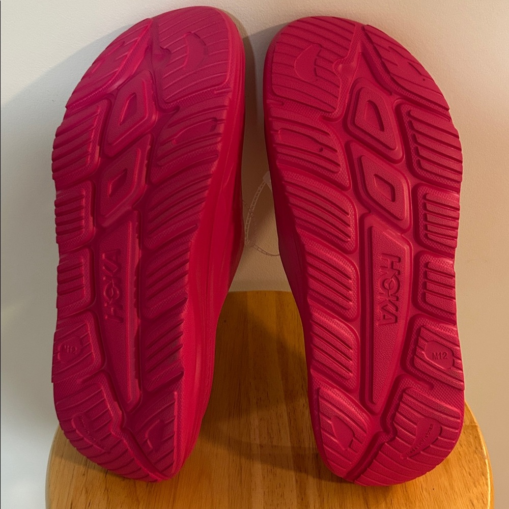 NWT Hoka Ora Recovery 3 Slides Mens Pink Slides Men’s Size 12 Women's Sz 14 - Picture 10 of 14